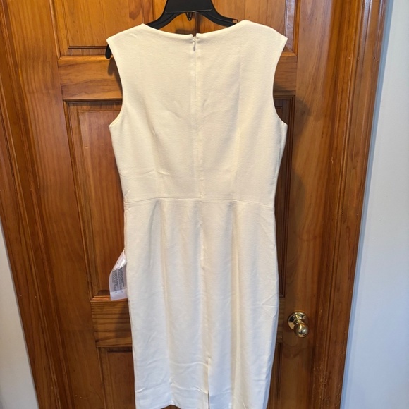 Dress the Population Elle Sweetheart Neck Sheath Midi Dress in Off White XL NWT - Picture 3 of 7